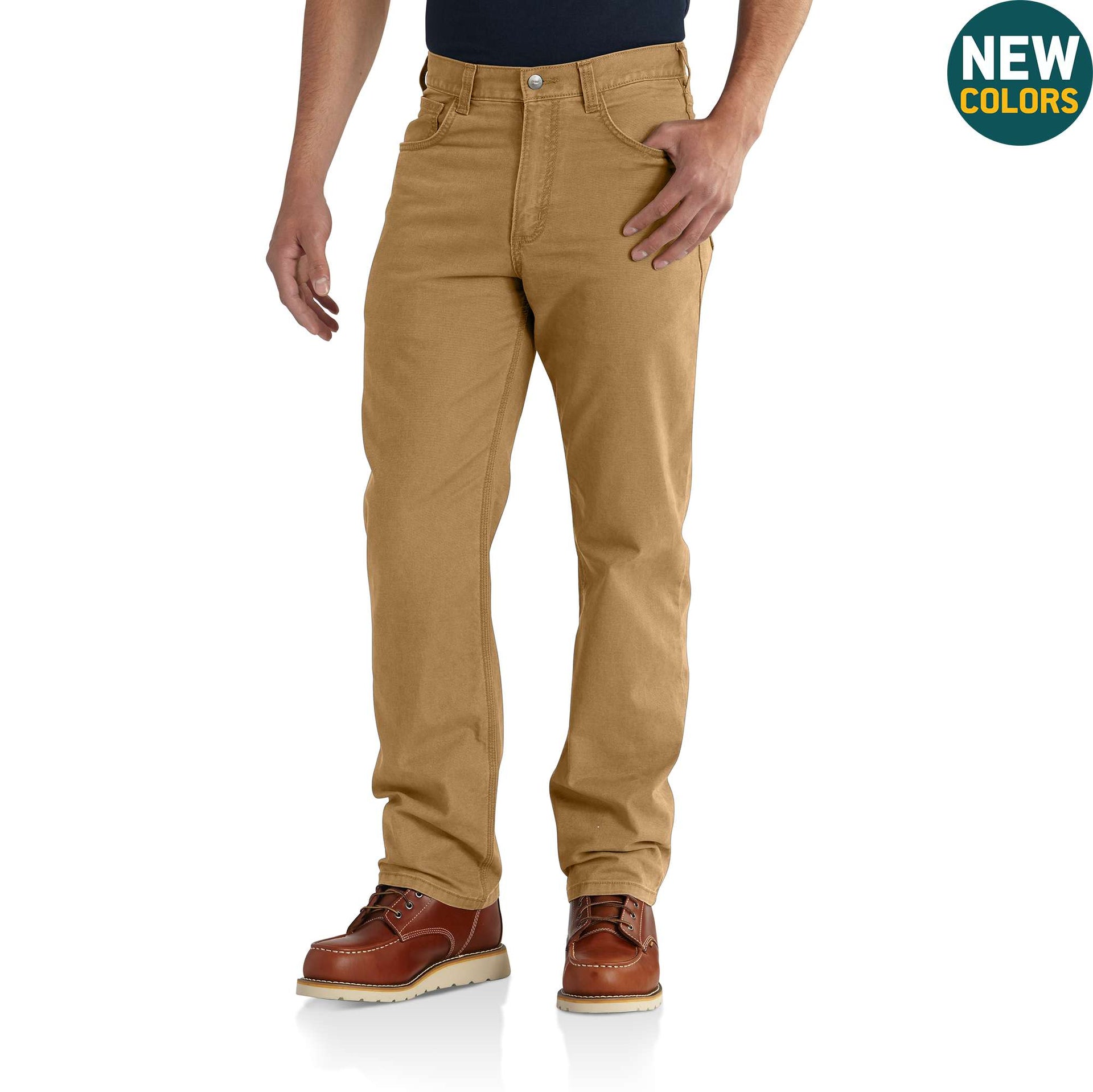 Carhartt Rugged Flex Rigby 5-Pocket Work Pants, Men's Hickory