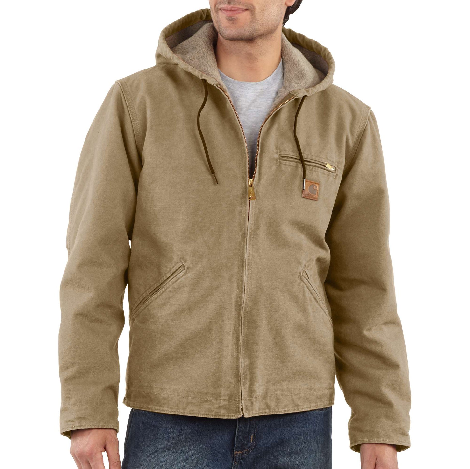 Sandstone Sherpa-Lined Sierra Jacket Carhartt Reworked