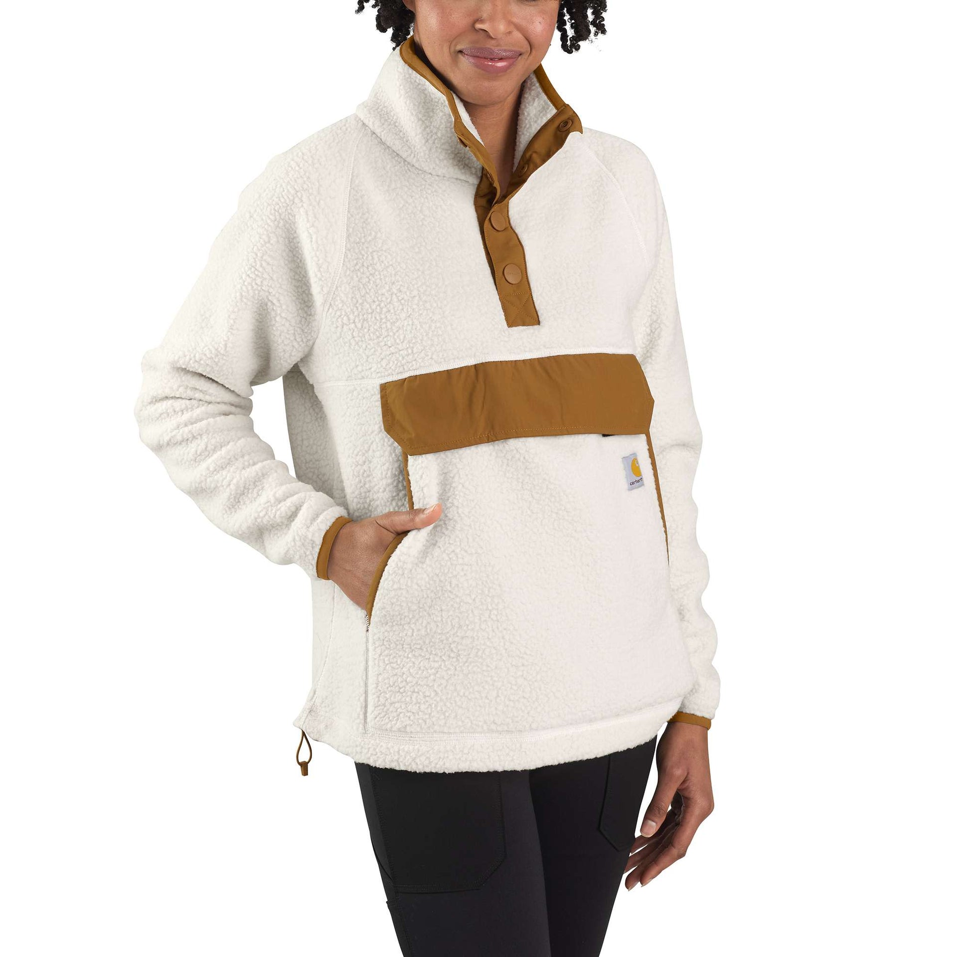 Women's Relaxed Fit Fleece Pullover Warmer Rating