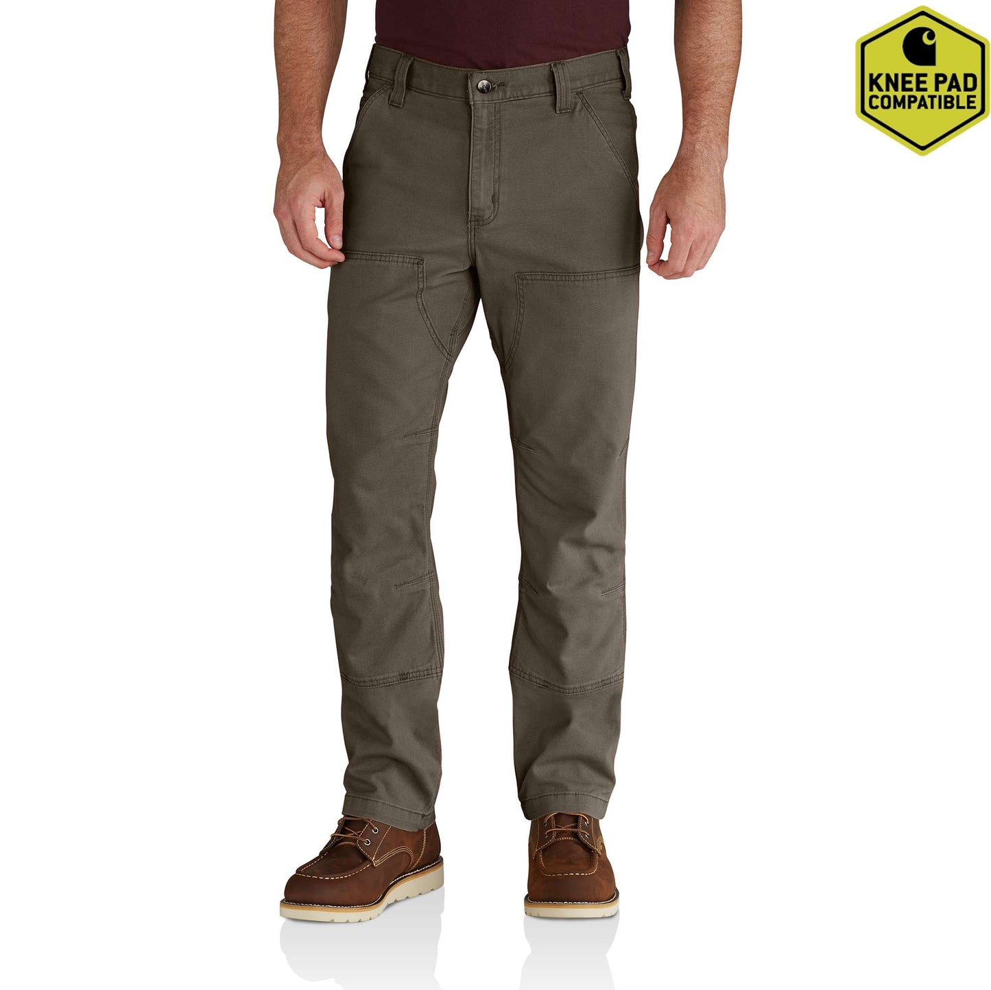 Rugged Flex® Relaxed Fit Canvas Double-Front Utility Work Pant ...