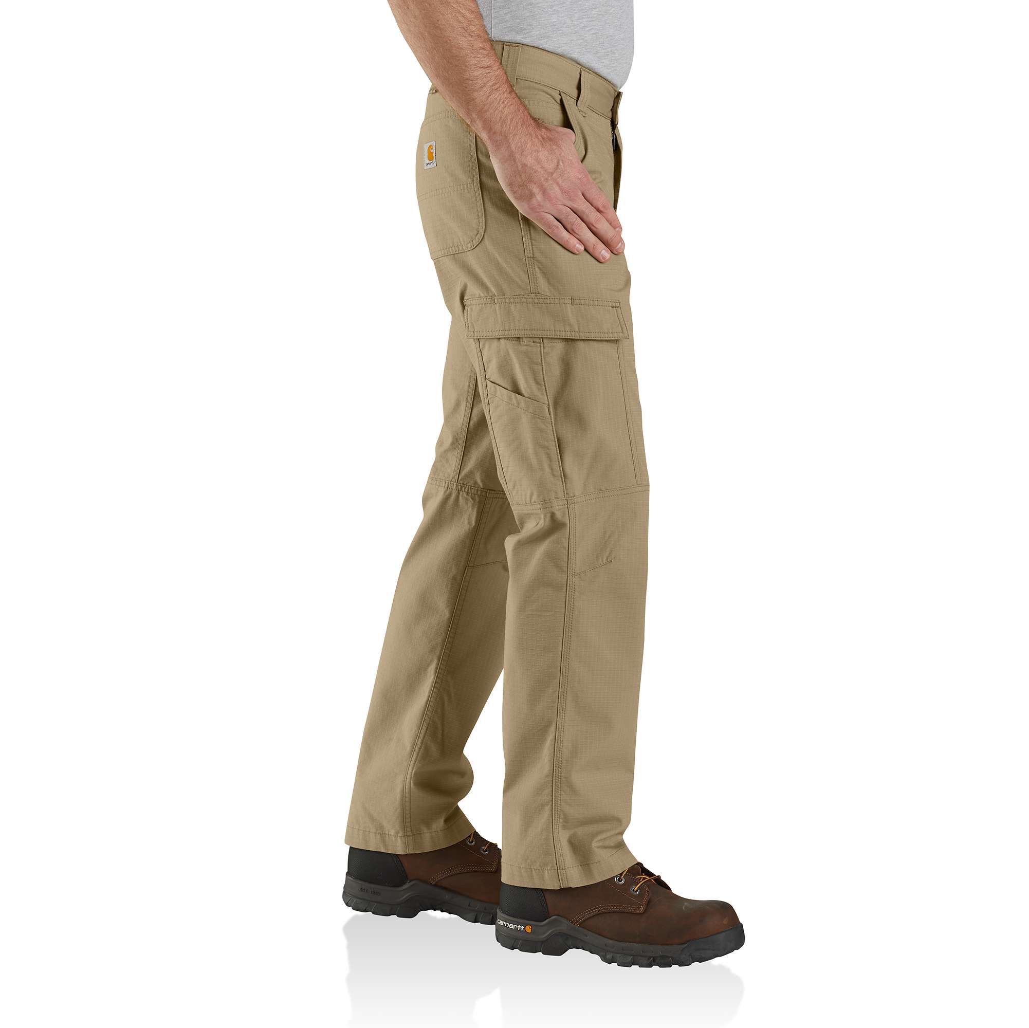 Men's Flex Ripstop Tactical Work Pants Water-Proof Stretch Cargo Pants  Relaxed Fit Lightweight Hiking Casual Slacks
