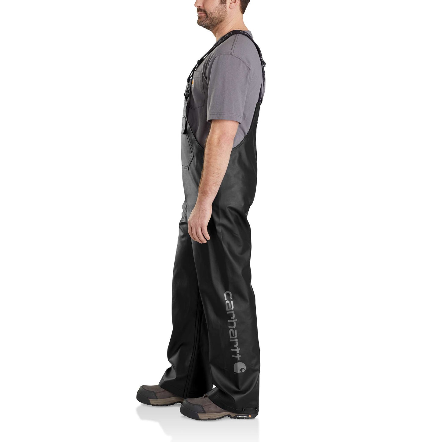 Midweight Waterproof Rainstorm Bib Overalls