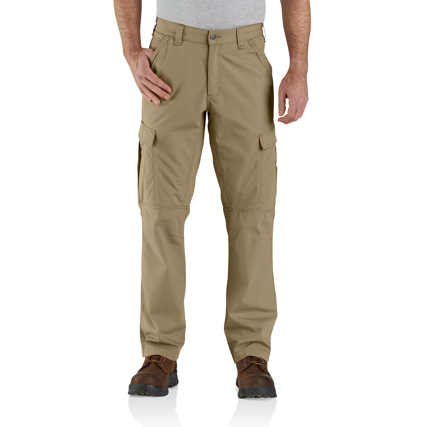 Men's Ripstop Cargo Pants Relaxed Fit Tactical Pants Plus Size