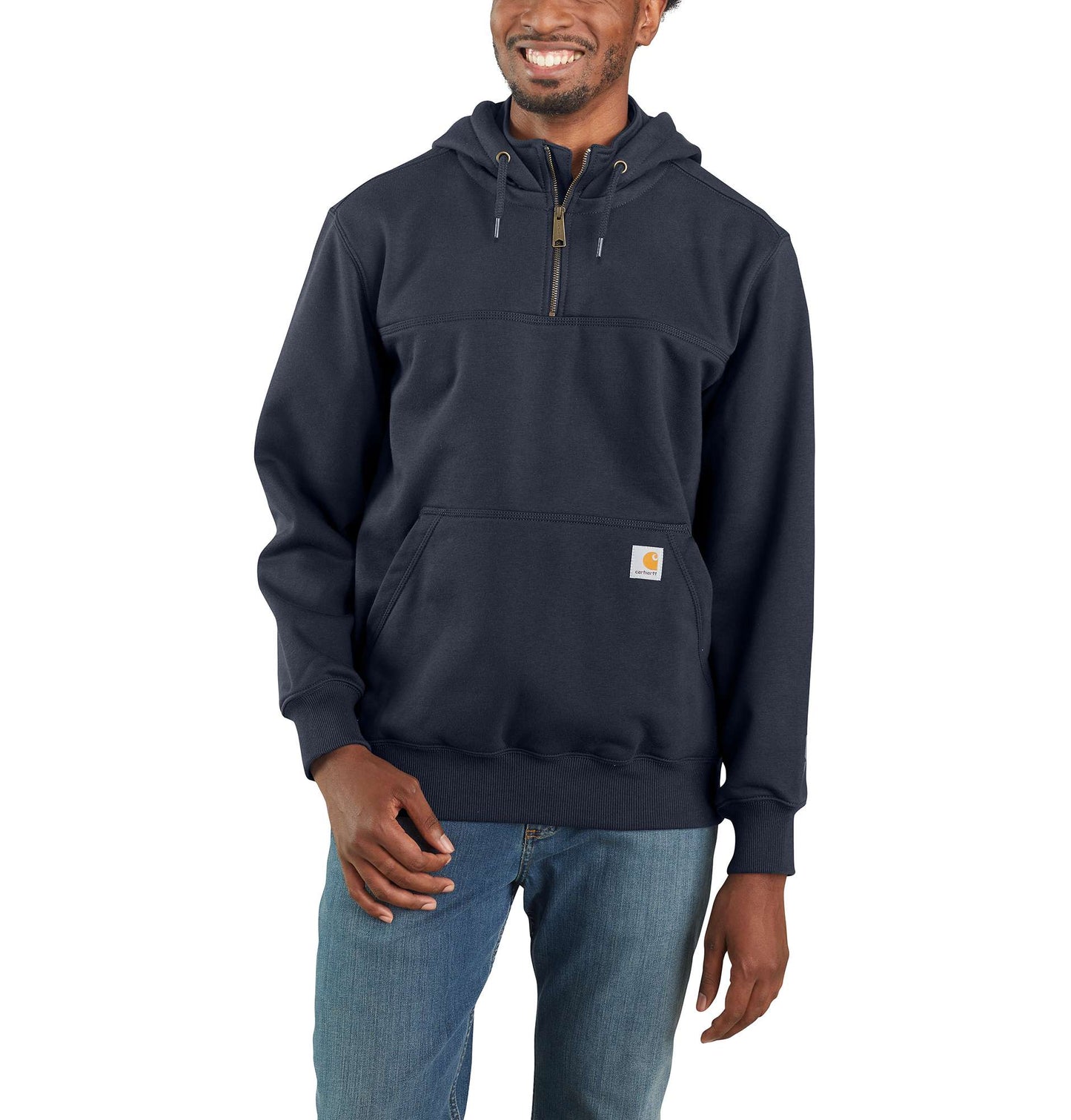 Custom Carhartt Rain Defender Paxton Heavyweight Quarter Zip Hoodie -  Design Quarter Zip Sweatshirts Online at