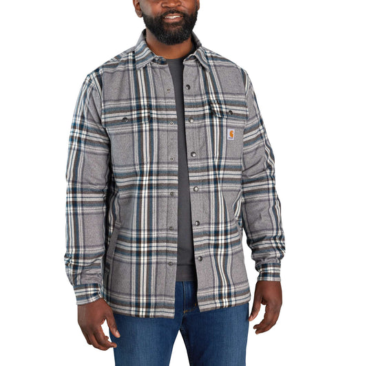 Relaxed Fit Flannel Sherpa-Lined Shirt Jac