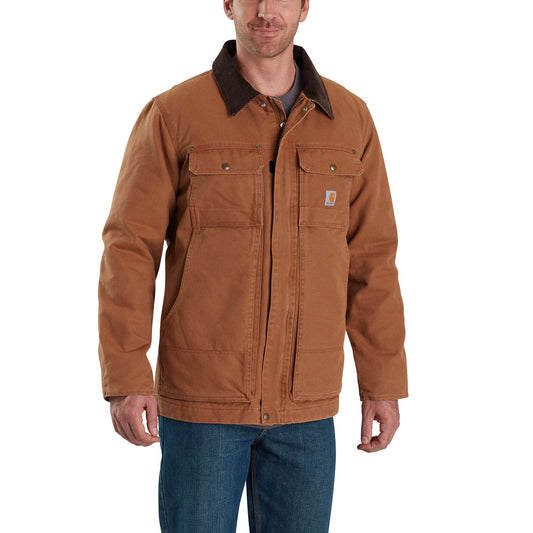 Full Swing® Relaxed Fit Washed Duck Insulated Traditional Coat - 3 Warmest Rating