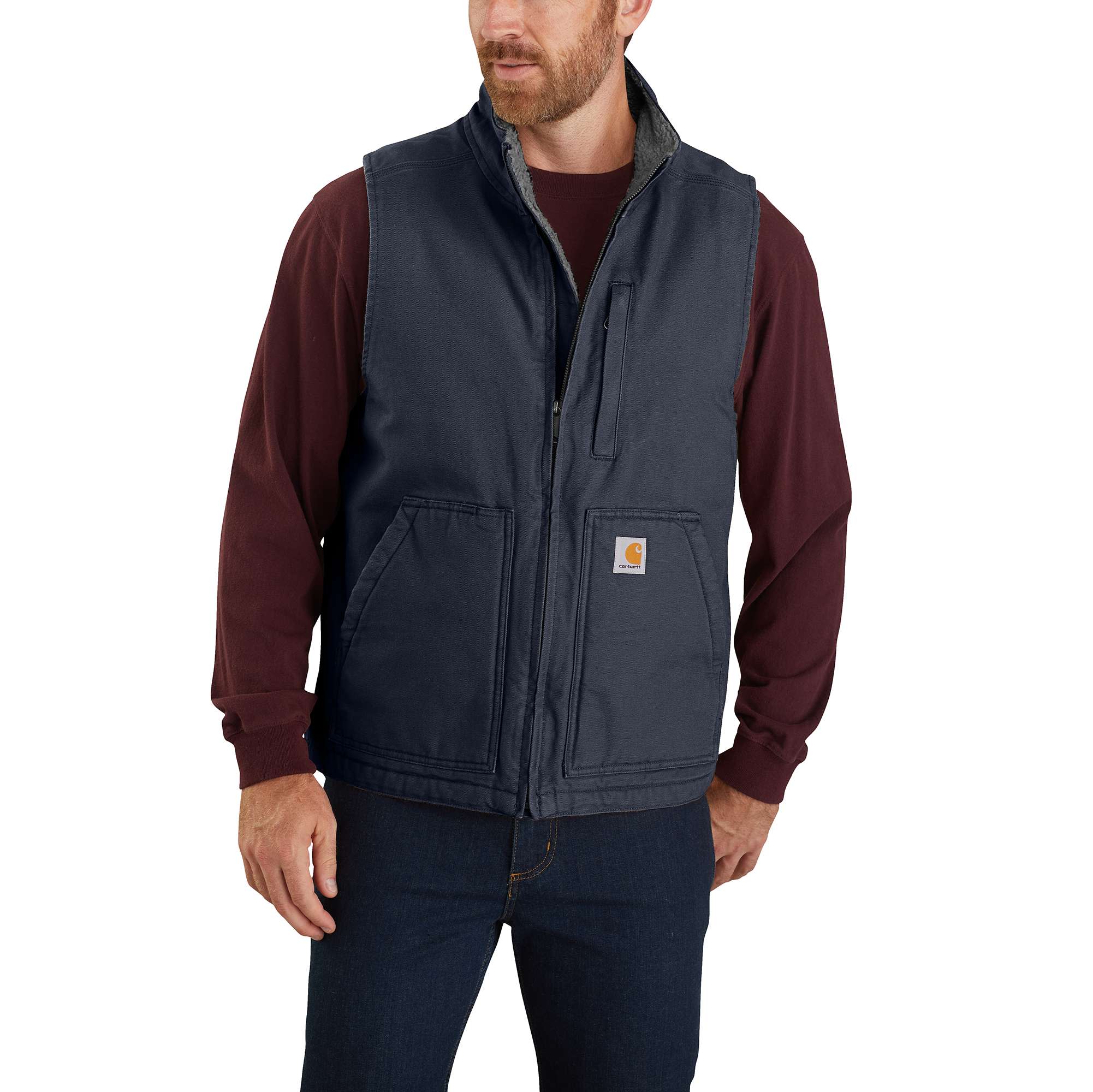 Sandstone Santa Fe Jacket/Quilted- Flannel Lined | Carhartt Reworked