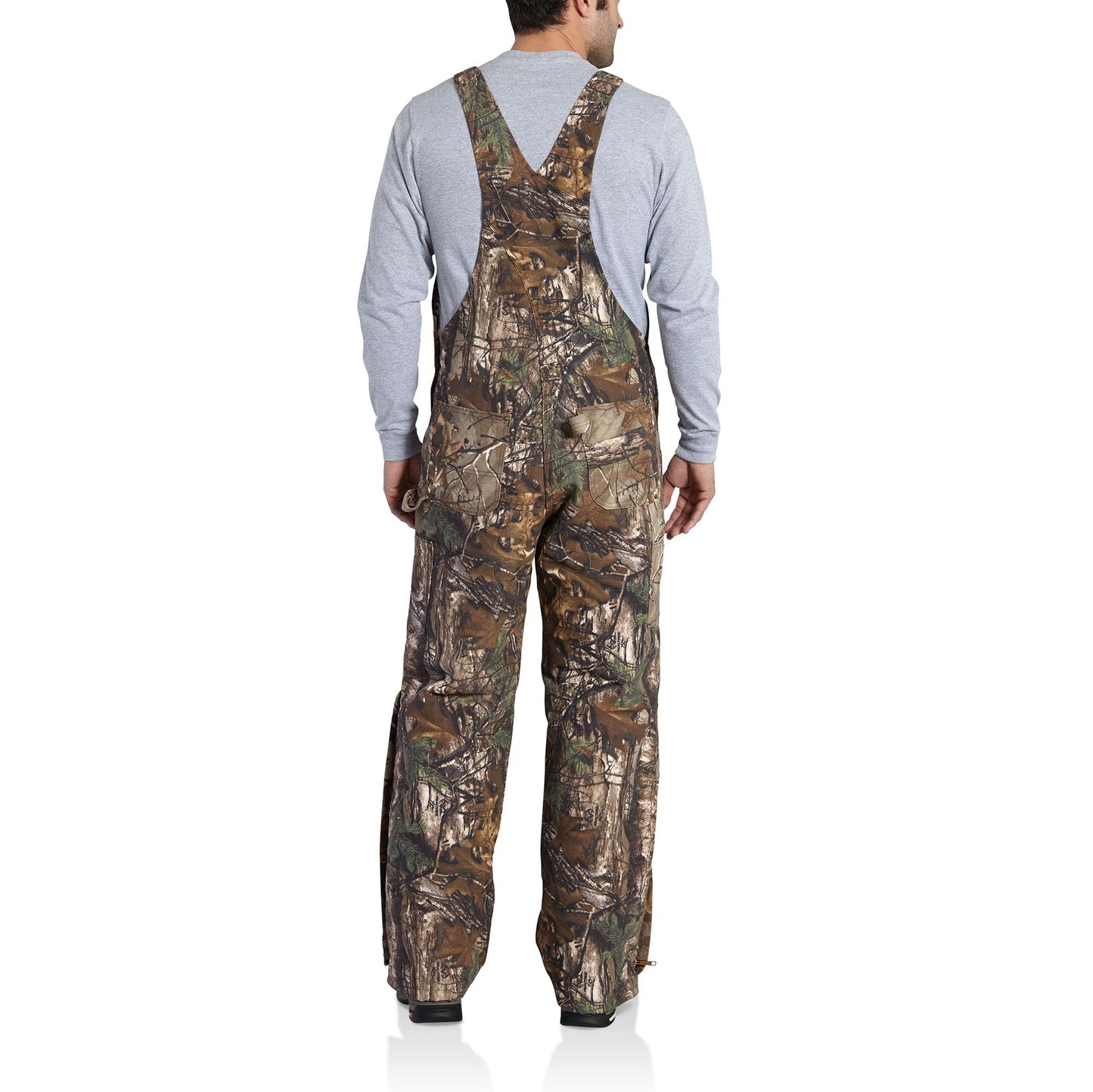 Quilt Lined Camo Bib Overalls