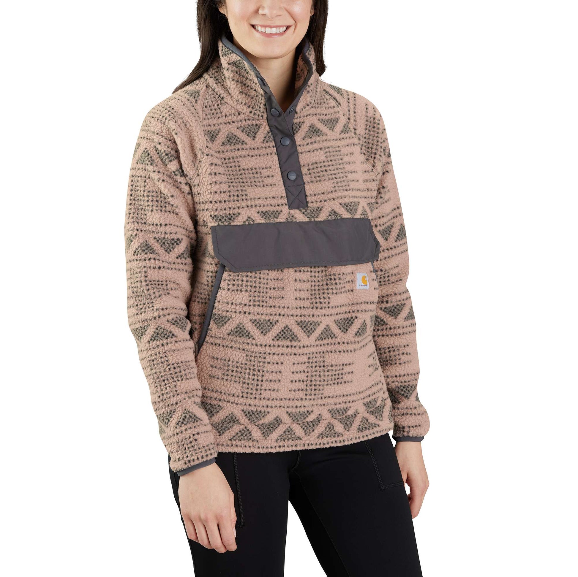 Women's Fleece Pullover Relaxed Fit Warmer Rating Carhartt