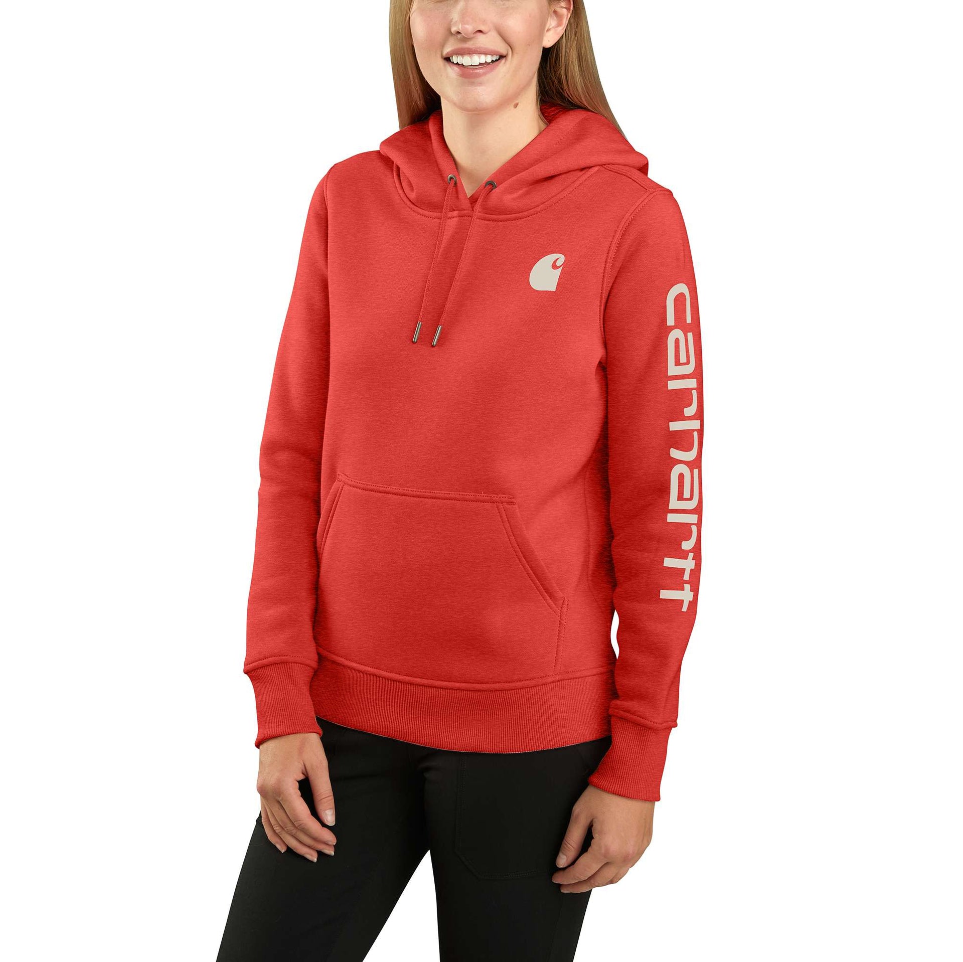 Carhartt Women's Relaxed Fit Midweight Logo Sleeve Graphic Sweatshirt –  WORK N WEAR