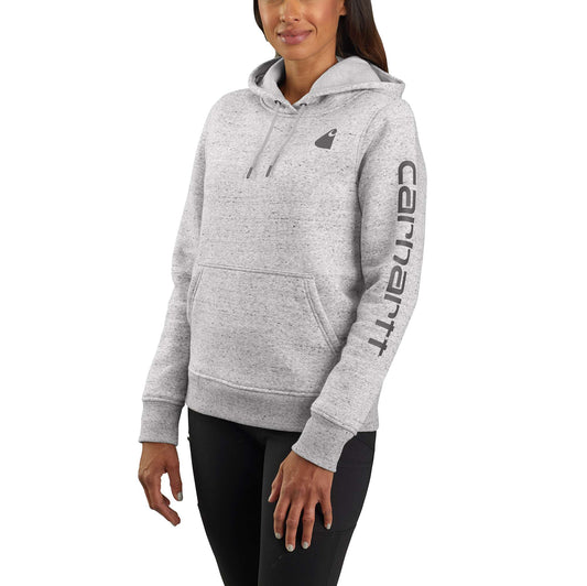 Relaxed Fit Midweight Logo Sleeve Graphic Sweatshirt