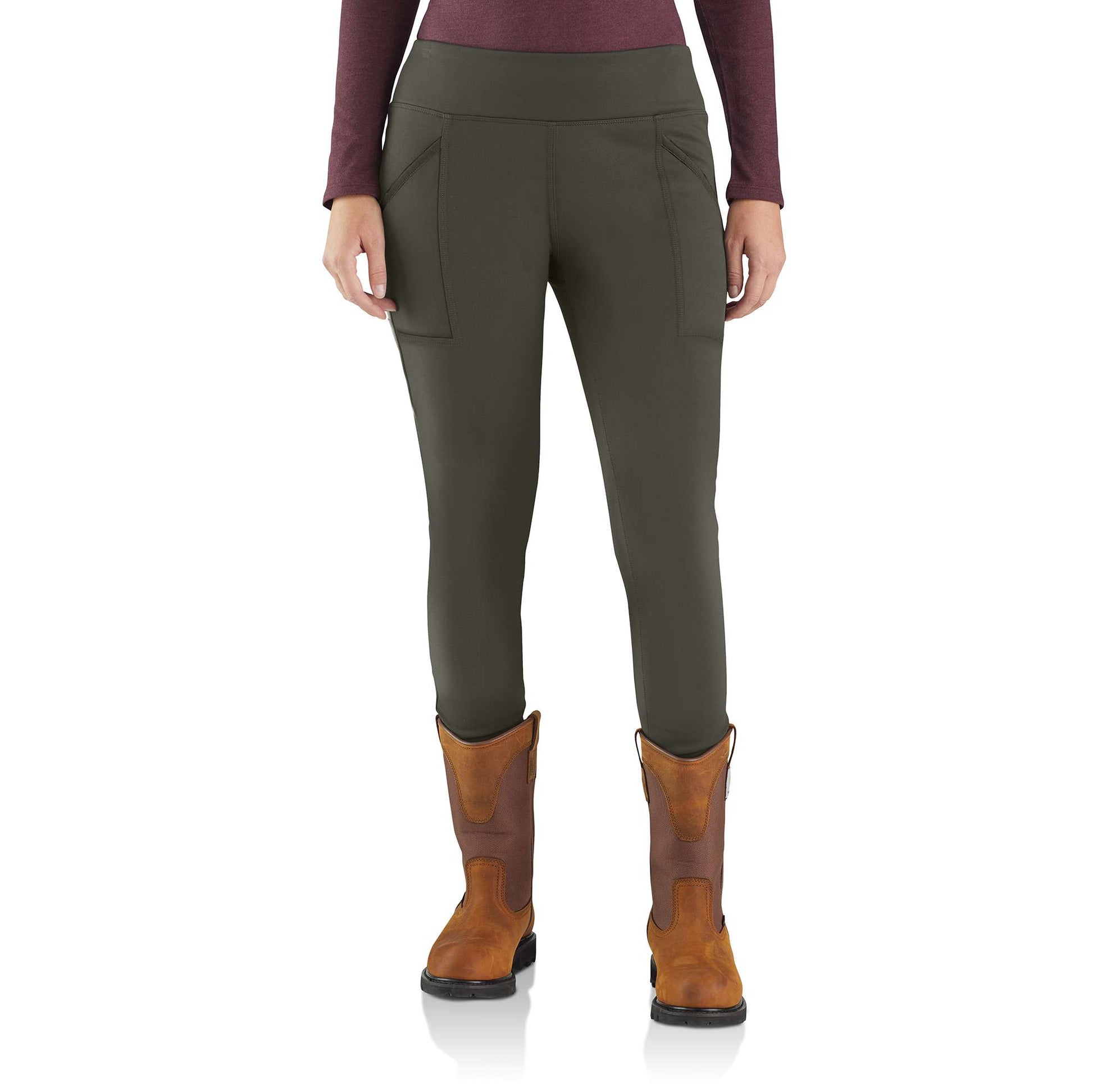 CARHARTT FORCE™ FITTED HEAVYWEIGHT LINED LEGGING