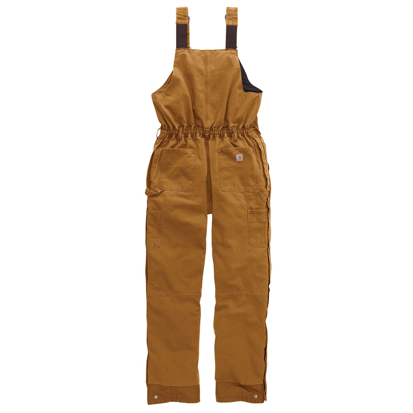 Carhartt Women's Weathered Duck Wildwood Bib Overalls, Dark Brown, L Short  : : Clothing, Shoes & Accessories