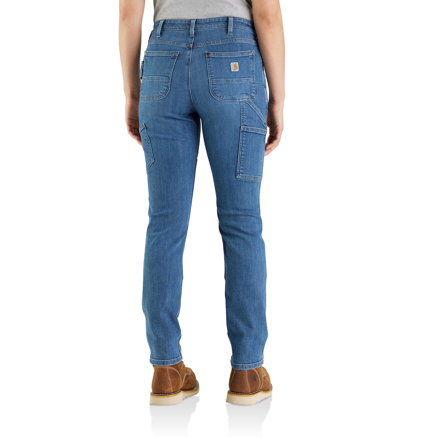 Rugged Flex Relaxed Fit Double Front Straight Jean