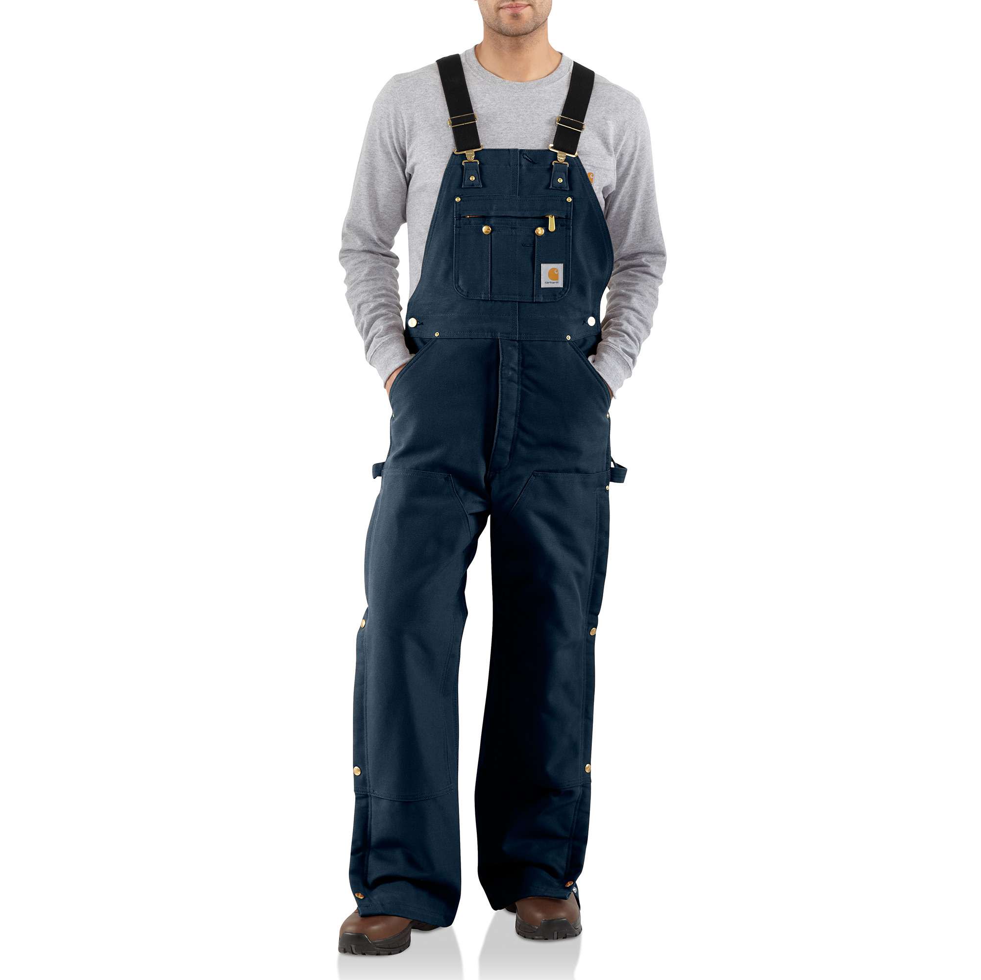 Carhartt zip 2025 to waist bibs