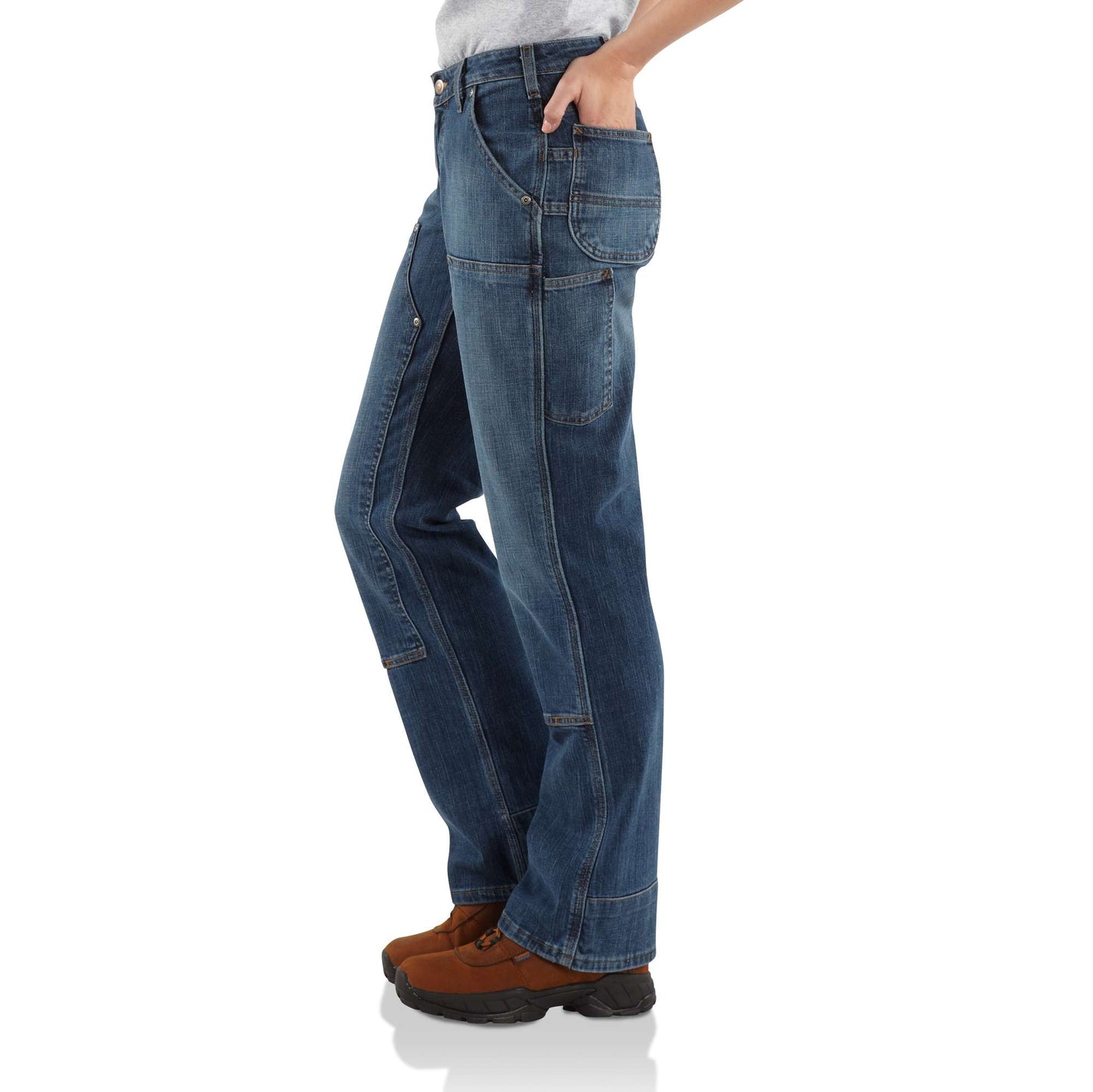 Double-Front Denim Carpenter Jean