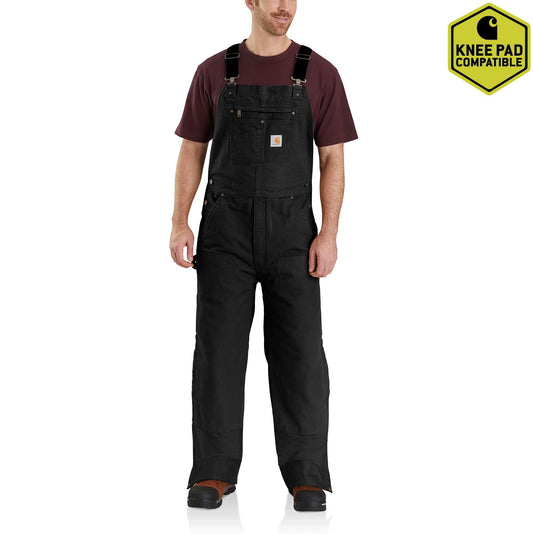 Men's Insulated Bib Overall - Loose Fit - Duck - 3 Warmest Rating