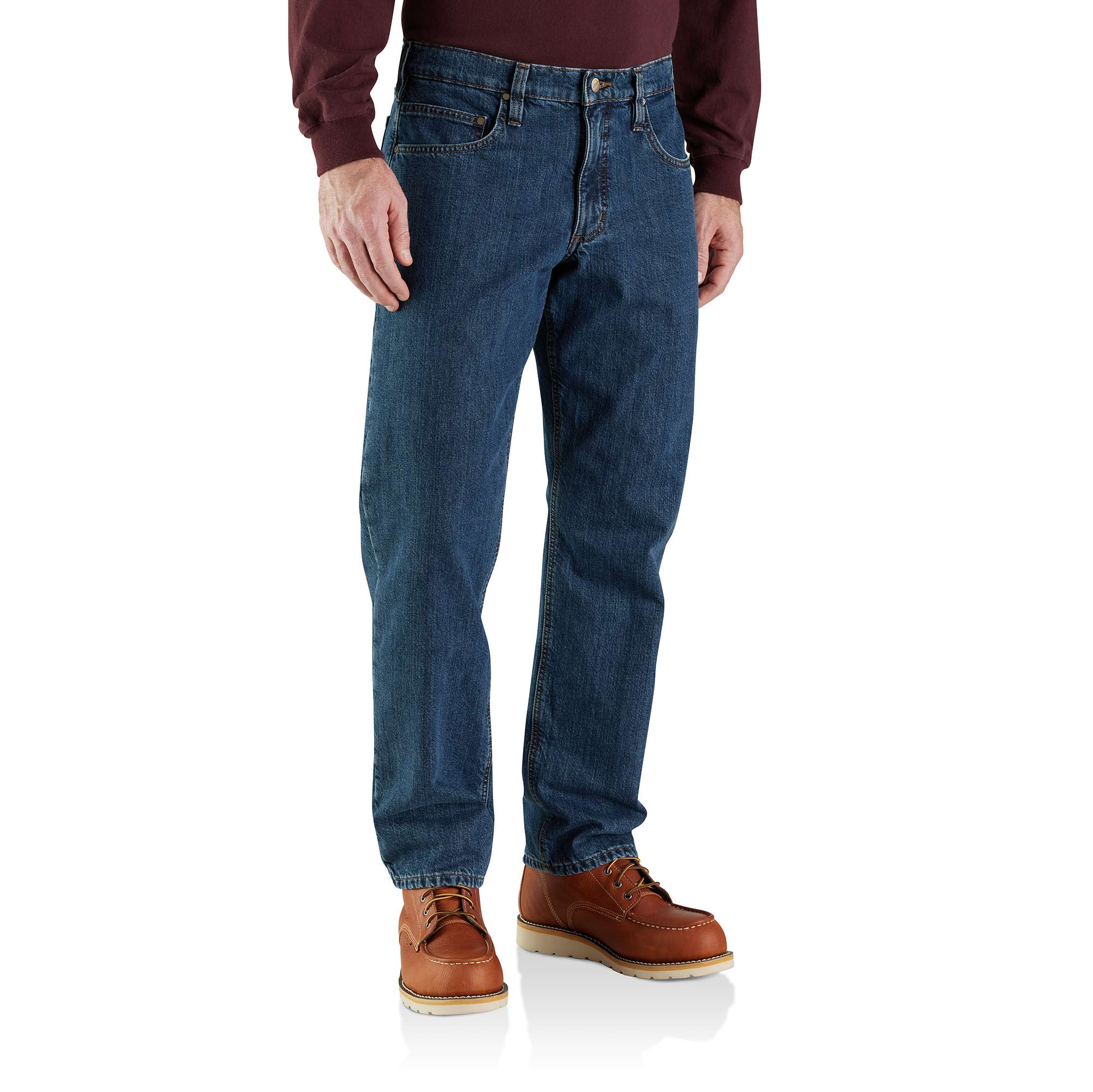 Relaxed Fit Flannel-Lined 5-Pocket Jean | Carhartt Reworked